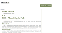 Desktop Screenshot of palenik.sk