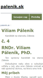 Mobile Screenshot of palenik.sk